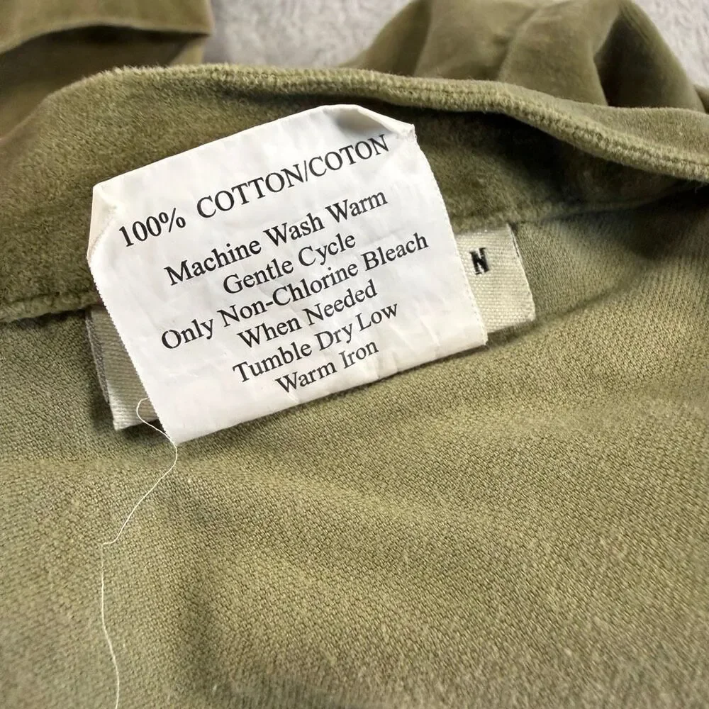 Pottery Barn Olive Green Velvet Pillow Covers 20 x 20 A